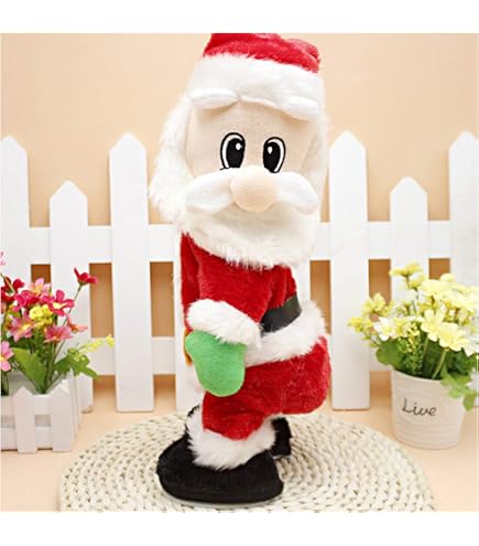 Amazon.com: SdeNow Dancing Santa Claus Plush Toy – Animated